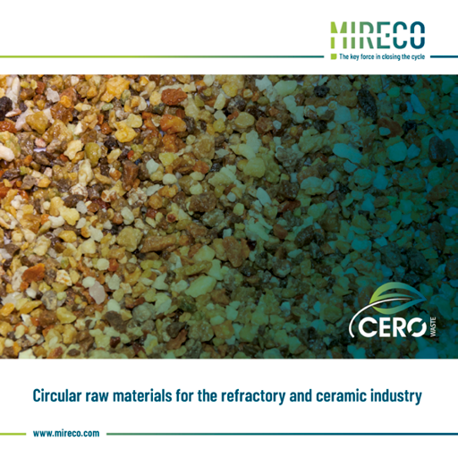 Circular raw material for the refractory and ceramic industry